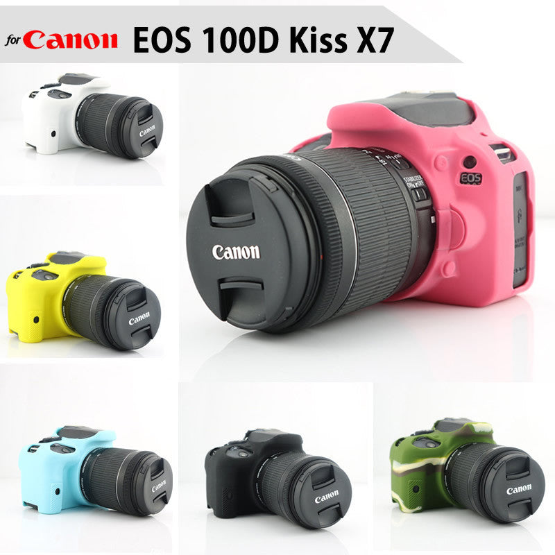 Silicone Rubber Case for Canon EOS 100D Kiss X7