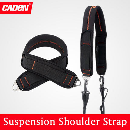 CADEN Suspension Black Shoulder Strap