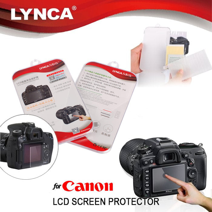 LYNCA Tempered Glass Screen Guard Protector for Canon