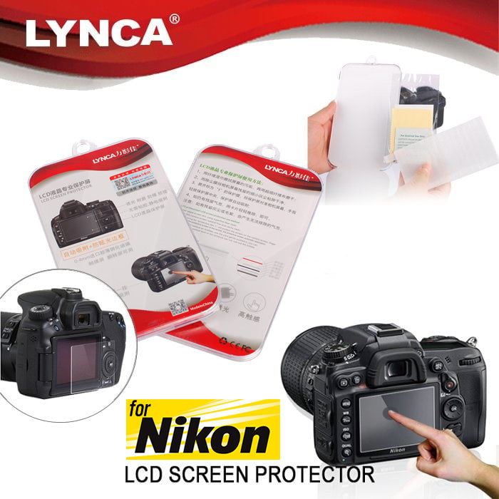 LYNCA Tempered Glass Screen Guard Protector for Nikon